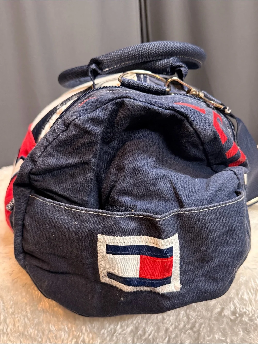 Tommy Hilfiger Bag 90s 00s Y2k Gym Work-out Sports Travel Carry-all Duffle